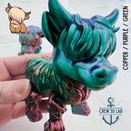 3D Highland Cow