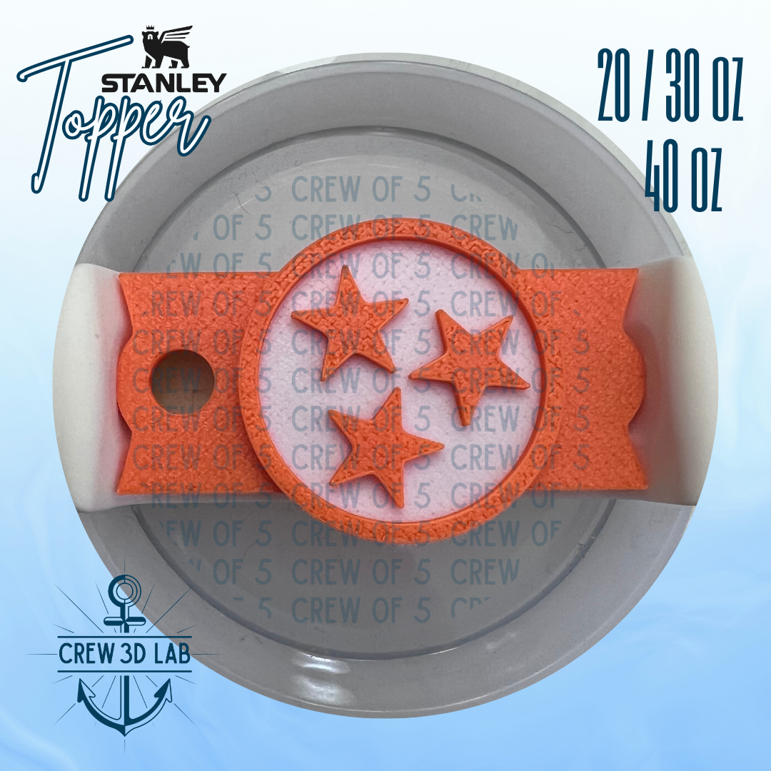 Tennessee Orange Tumbler Topper