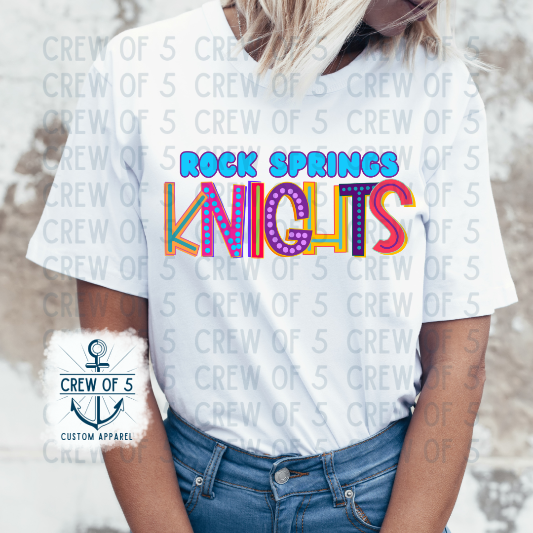 Rock Springs Knights BRIGHT (Multiple Options)