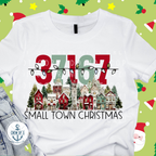 Small Town Christmas with Customizable Zip Code