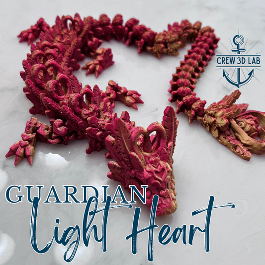 Guardian Light Heart Dragon - Beacon of Warmth and Hope