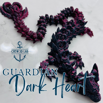 Guardian Dark Heart Dragon - Protector of Shadows and Secrets