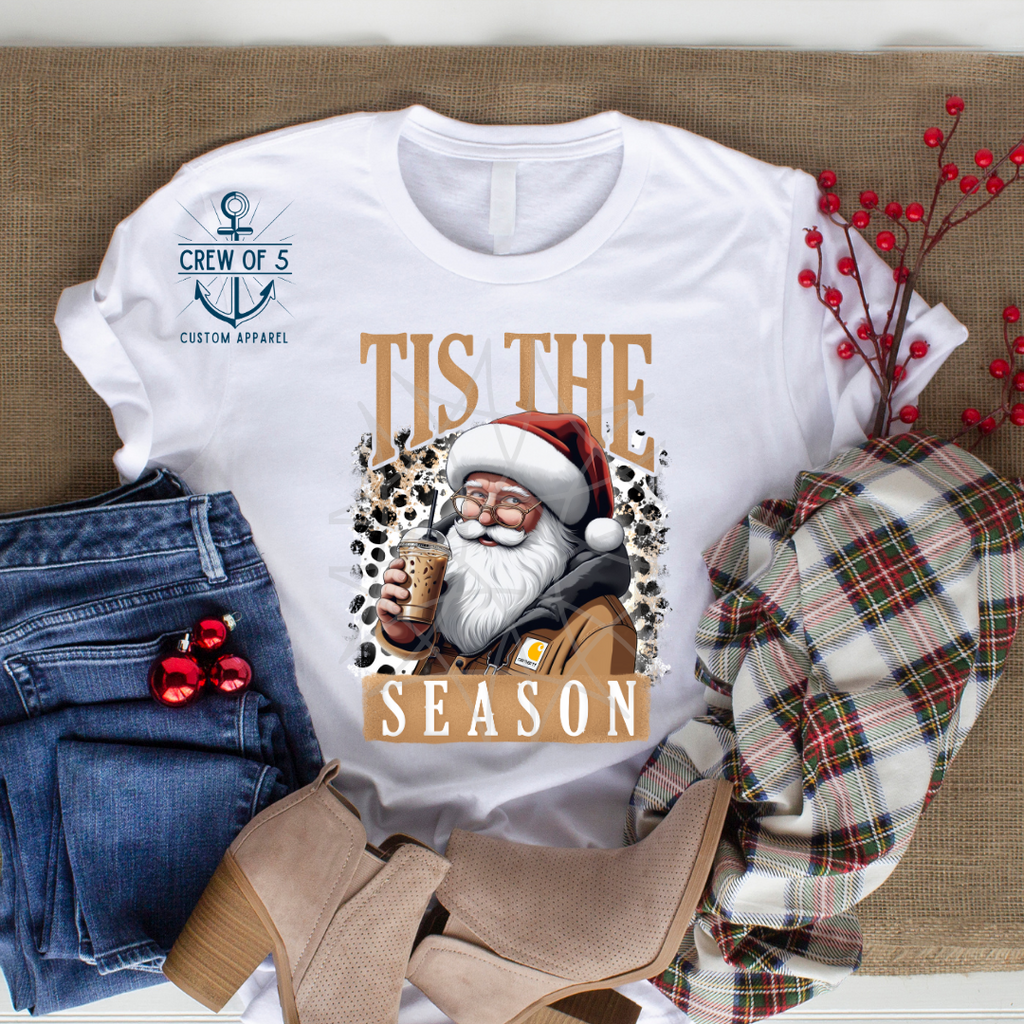 Tis the Season Santa (2 Background Options)