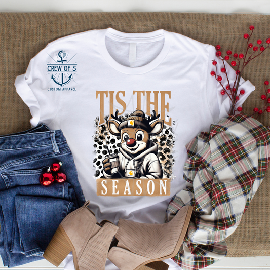 Tis the Season Reindeer (2 Background Options)