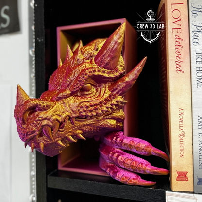 Dragon Head Bookend - Unleash the Magic on Your Bookshelf