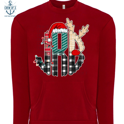 Christmas Monogram Plaid