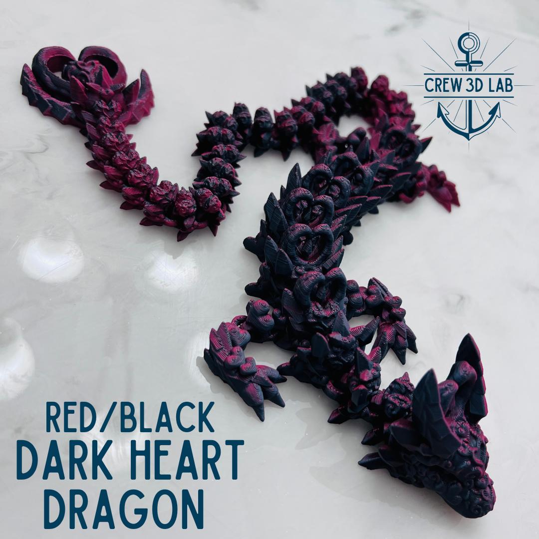 Guardian Dark Heart Dragon - Protector of Shadows and Secrets