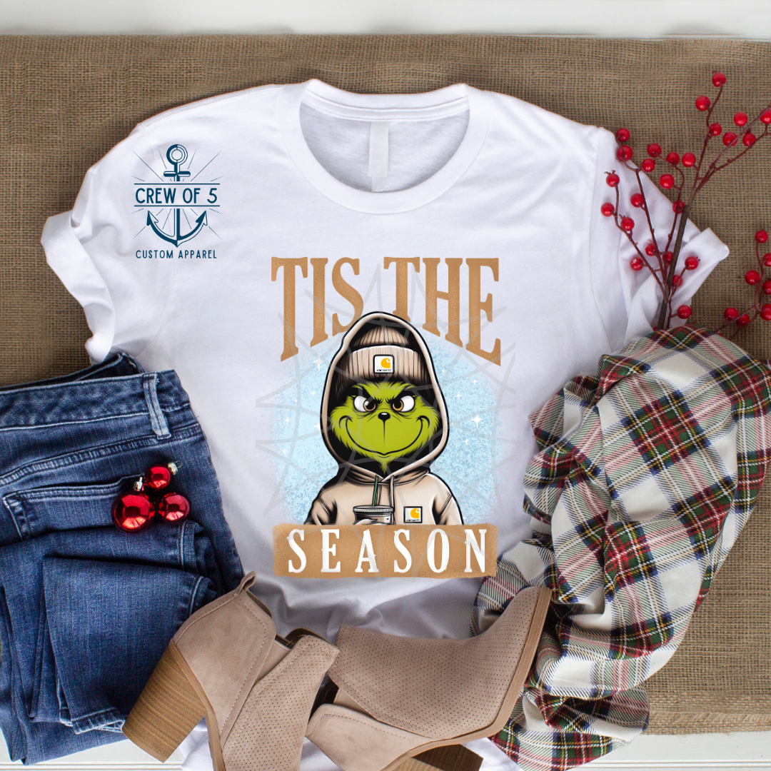Tis the Season Green 3 (2 Background Options)