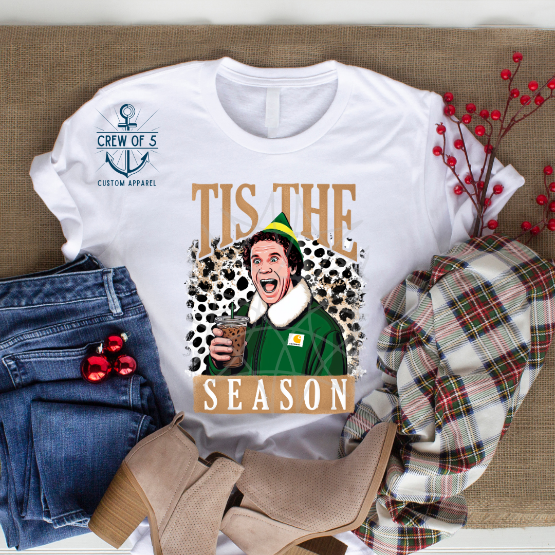 Tis the Season Elf (2 Background Options)