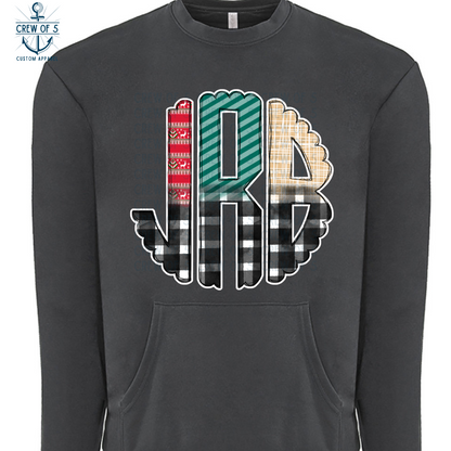 Christmas Monogram Plaid