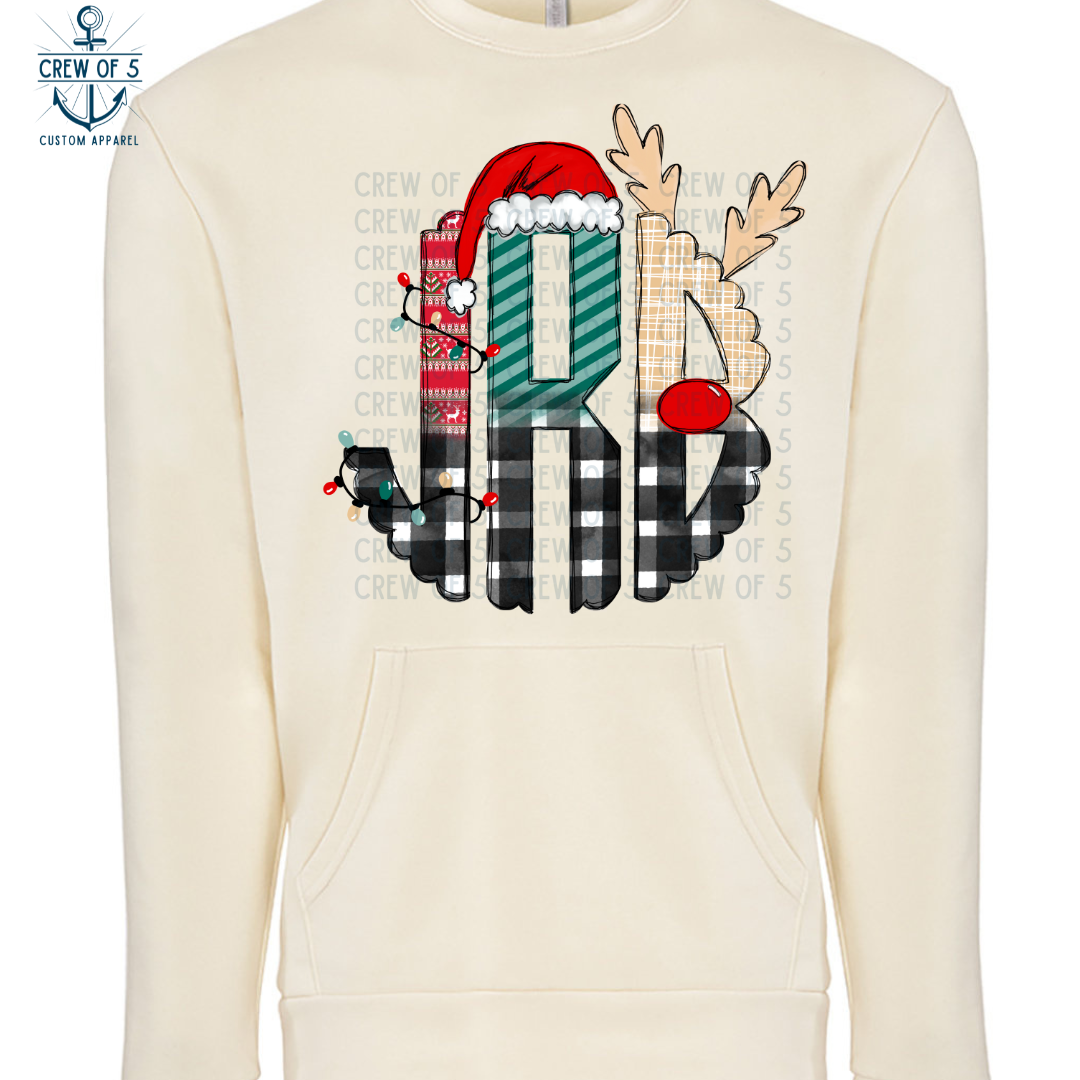 Christmas Monogram Plaid