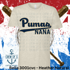 Pumas Nana (Light or Dark Letters)