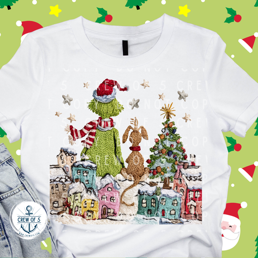 Christmas City Green Guy + Max