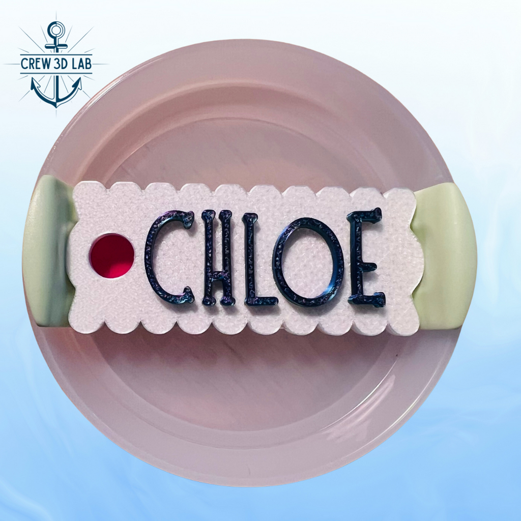 Custom Name Tumbler Topper