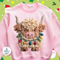 Highland Cow (Faux Knit)