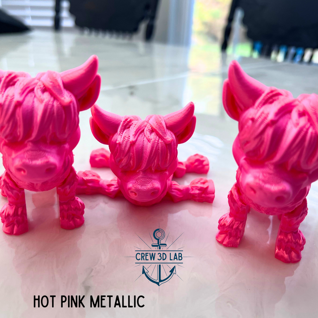3D Highland Cow