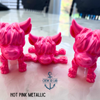3D Highland Cow
