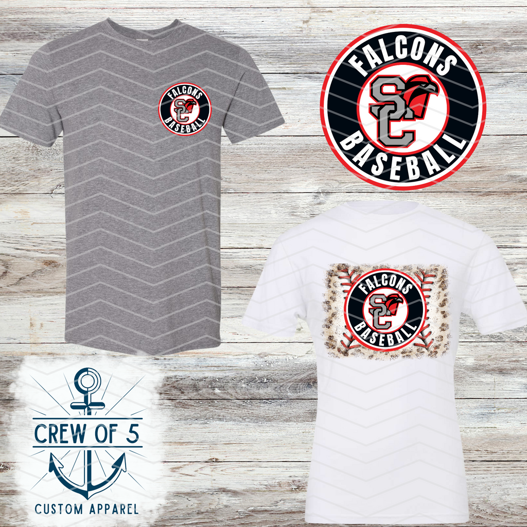 Falcons Baseball (6 Design Options)