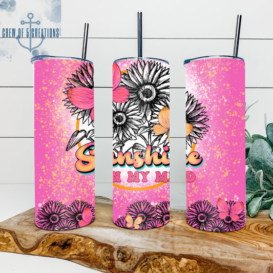 Sunshine On My Mind 20 oz Tumbler