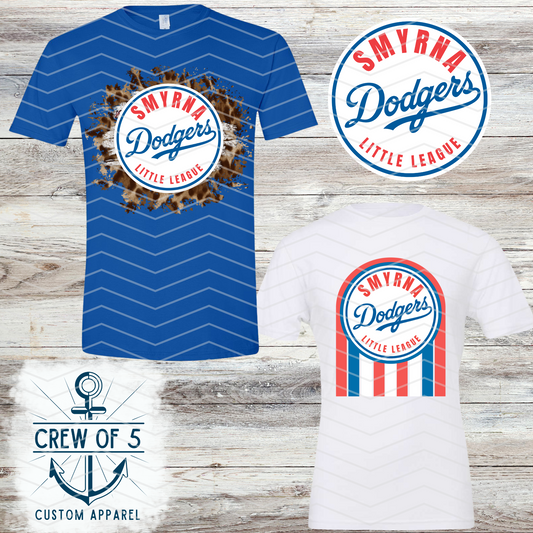 Smyrna Dodgers (6 Design Options)