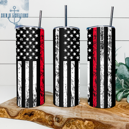 Thin Red Line 20 oz Tumbler