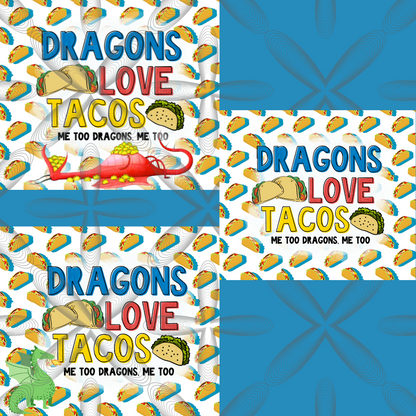 Dragons Love Tacos (3 Options) 20 oz Tumbler
