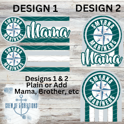 Smyrna Mariners (6 Design Options)