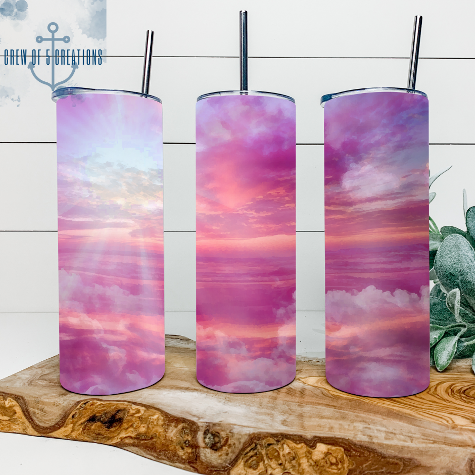 Cloud Sunrise / Sunset (4 Different Colors) 20 oz Tumbler