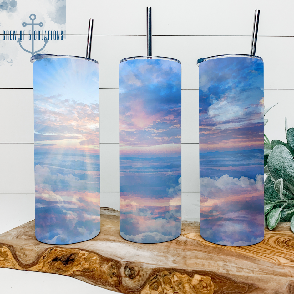 Cloud Sunrise / Sunset (4 Different Colors) 20 oz Tumbler