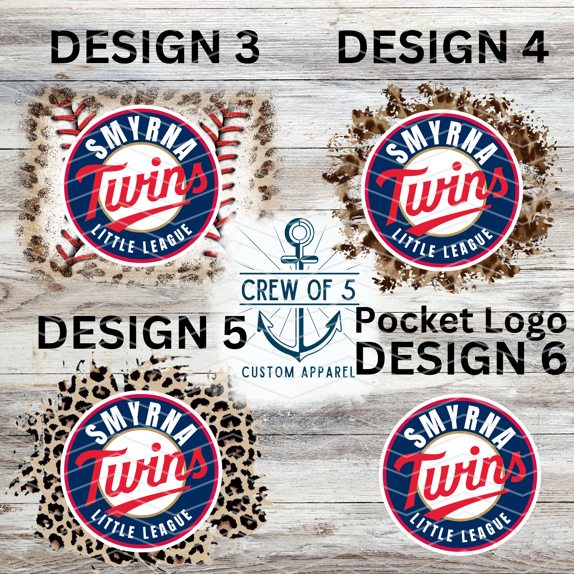 Smyrna Twins (6 Design Options)