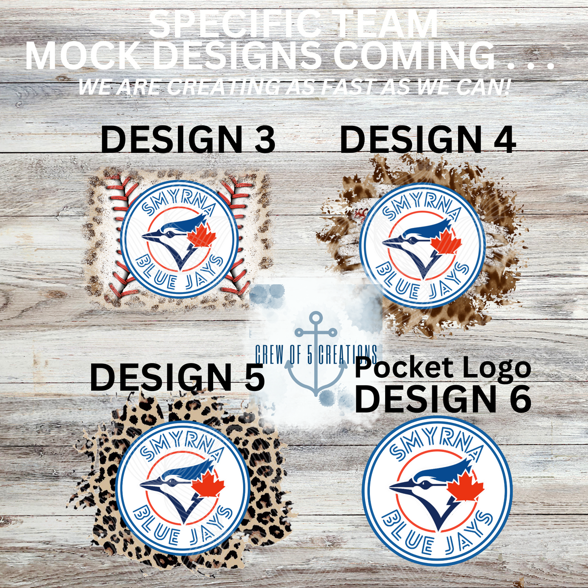 Smyrna Yankees (6 Design Options)