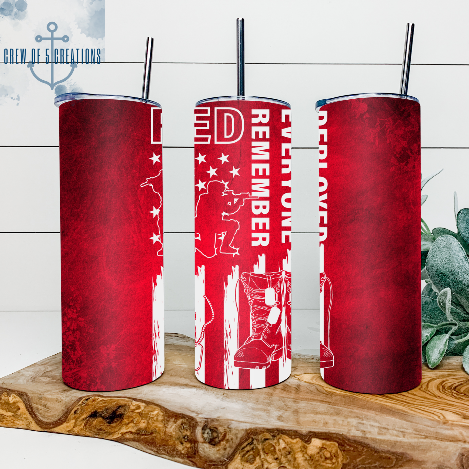 RED Friday 20 oz Tumbler (Multiple Designs)