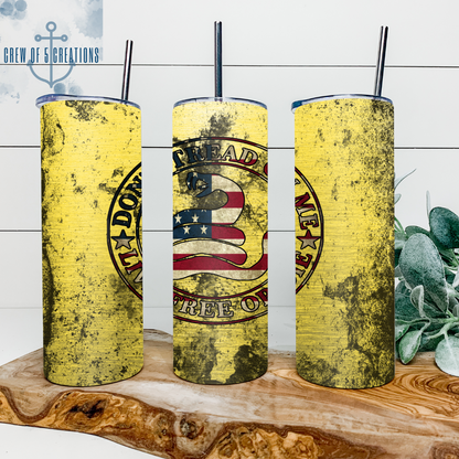 Don't Tread on Me 20 oz Tumbler (Multiple Design Options)