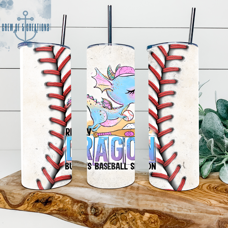 Really Dragon But Its Baseball Season 20 oz Tumbler