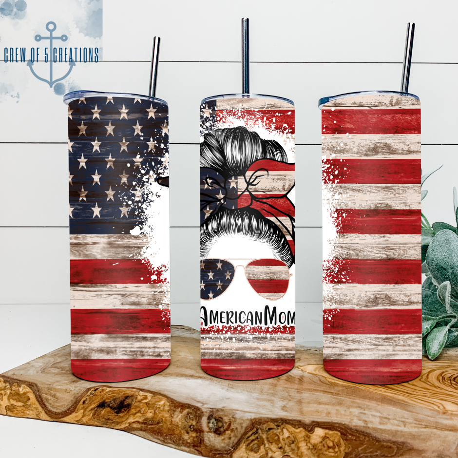 American Mom 20 oz Tumbler