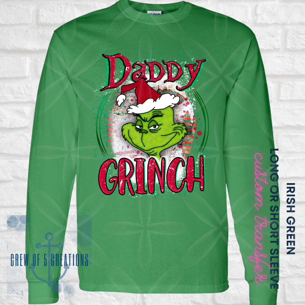 Green Family (Black, Gray, Green & Red Shirts Available)