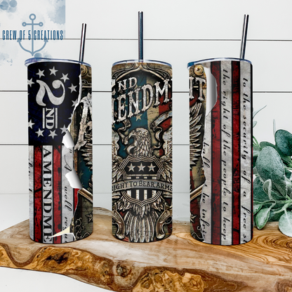 Second Amendment 20 oz Tumbler