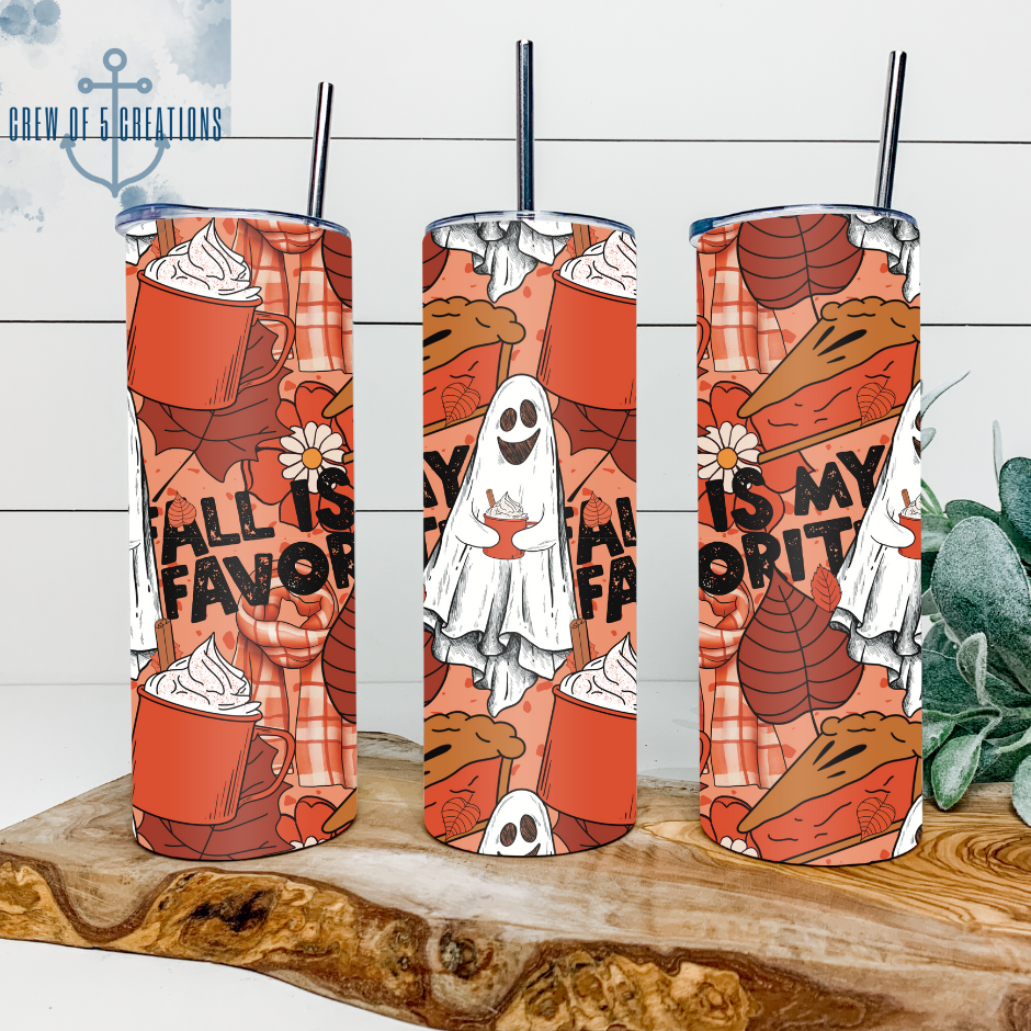 Fall Is My Favorite Georgie the Ghost 20 oz Tumbler