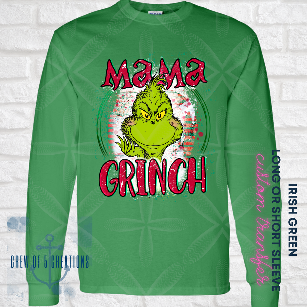 Green Family (Black, Gray, Green & Red Shirts Available)