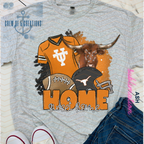 College Home Sweet Home Long Sleeve Tee (Multiple Schools Included)