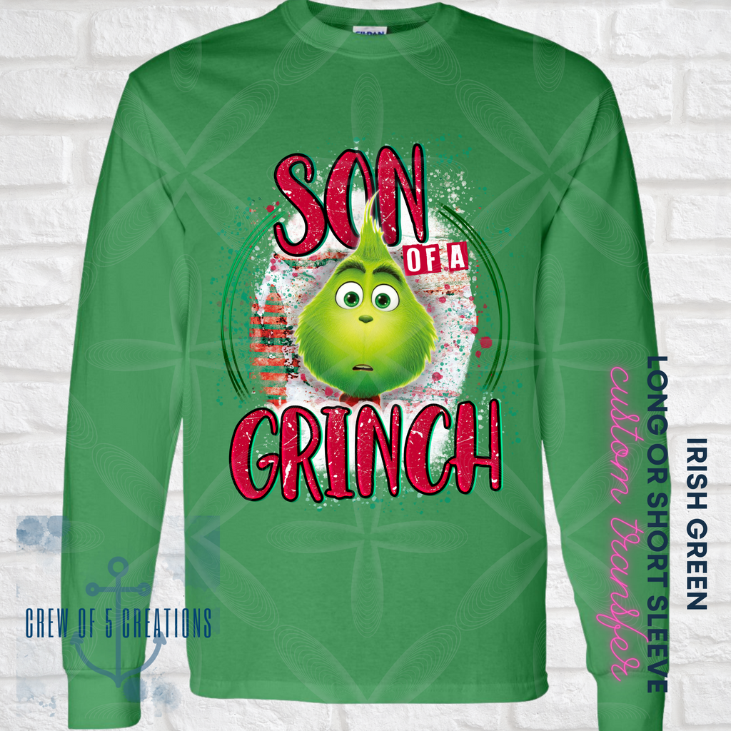 Green Family (Black, Gray, Green & Red Shirts Available)
