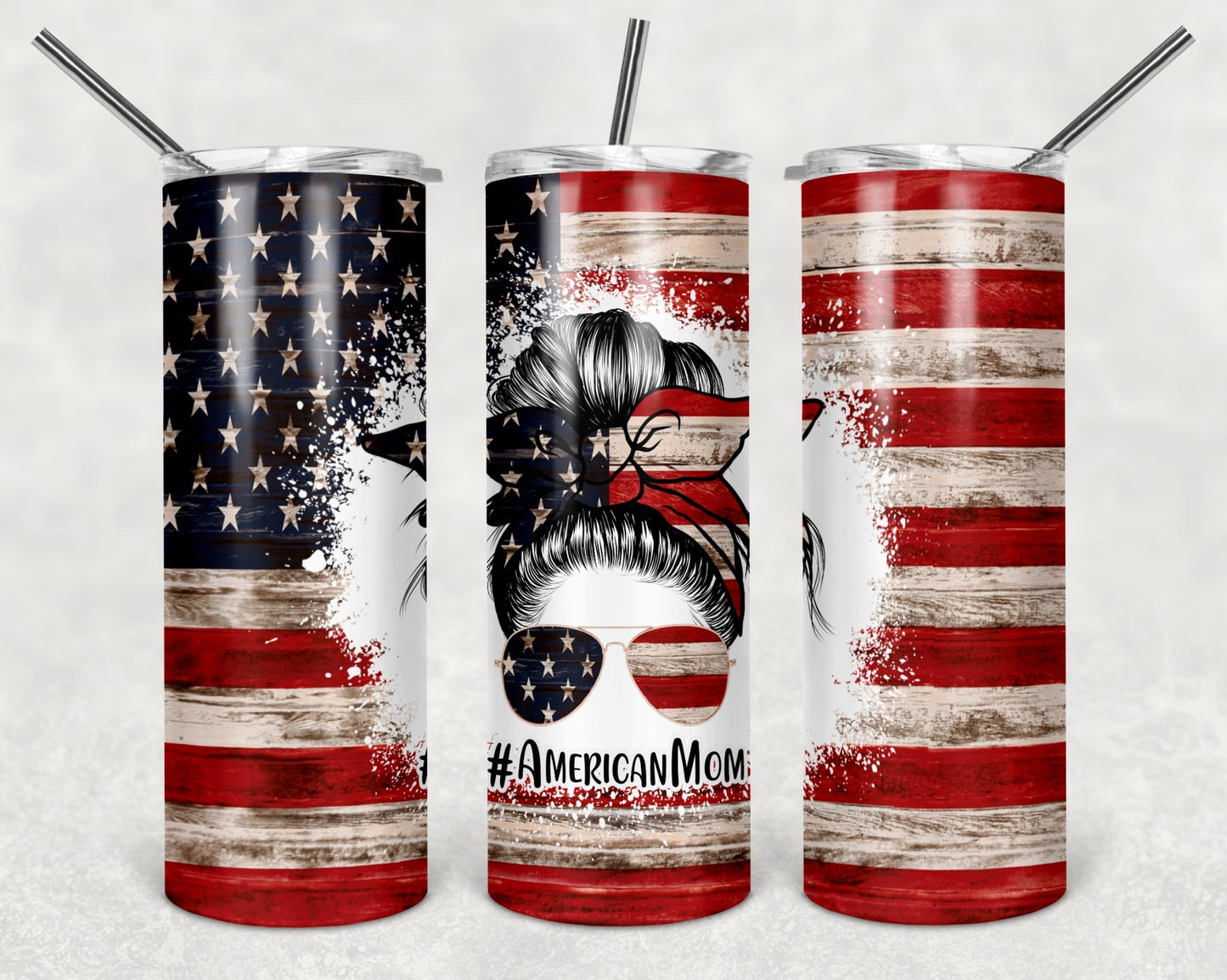 American Mom 20 oz Tumbler