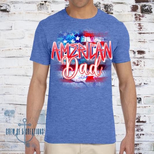 American Collection Adult Tees (Woman, Momma, Mama, Dad)