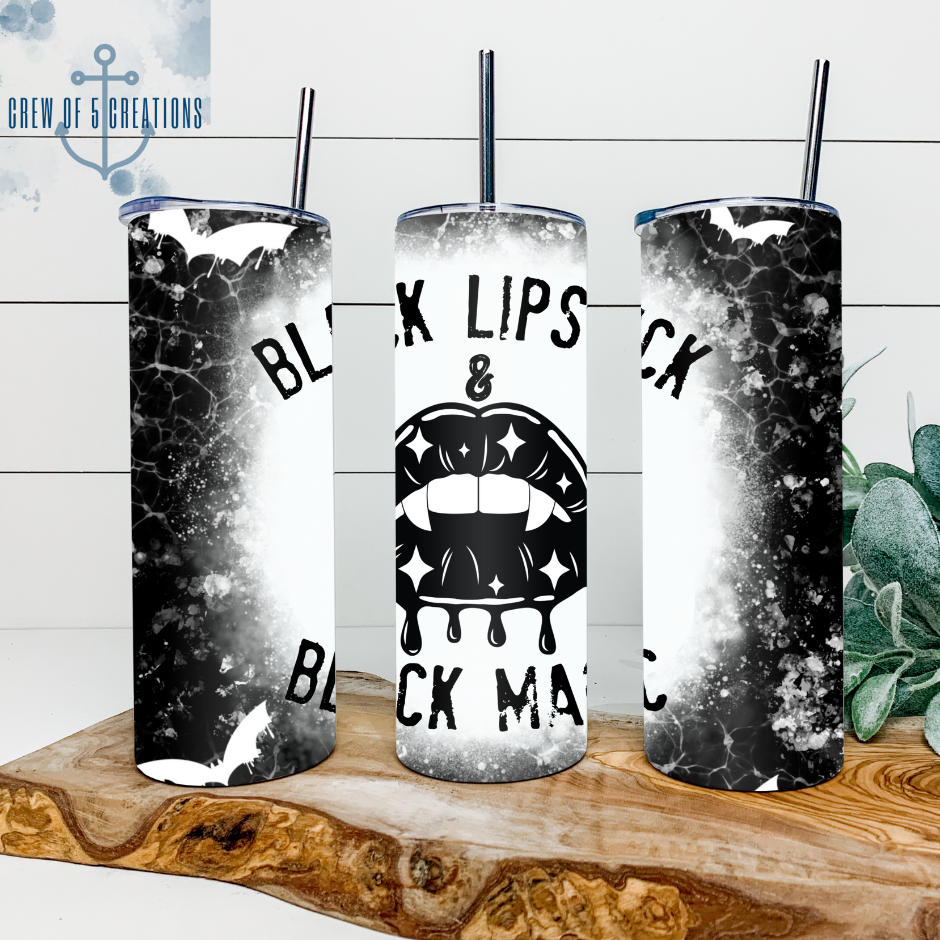 Black Lipstick Black Magic 20 oz Tumbler