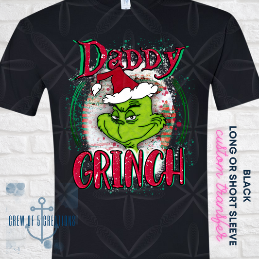 Green Family (Black, Gray, Green & Red Shirts Available)