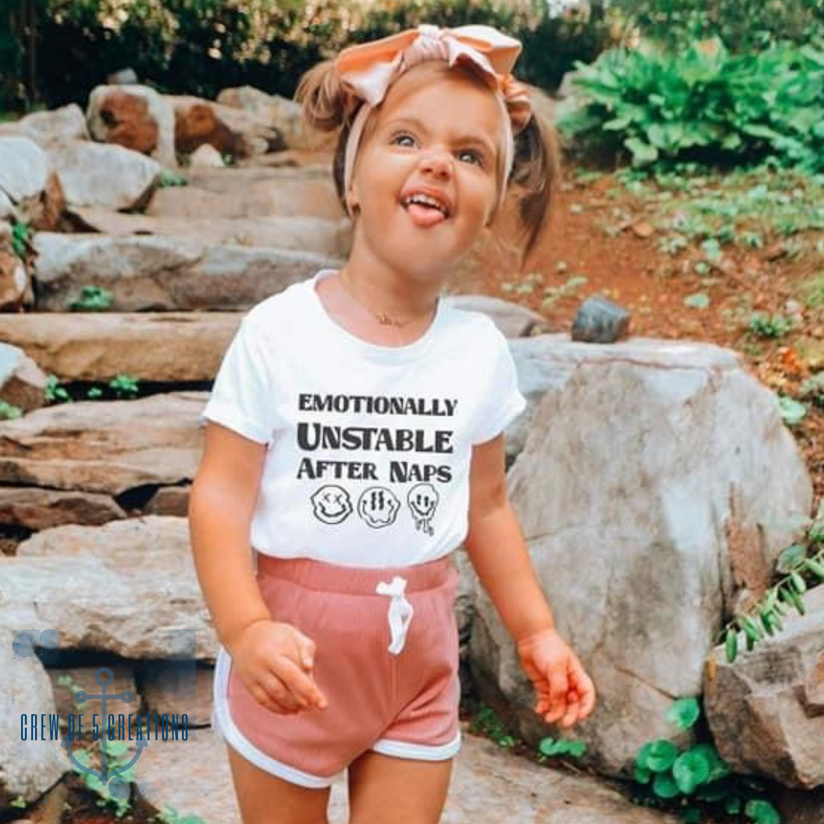 Emotionally Unstable After Naps Custom Childrens Tee (Multiple Options)