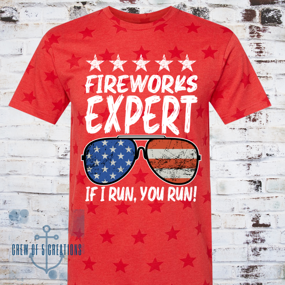 Fireworks Expert Star Tee