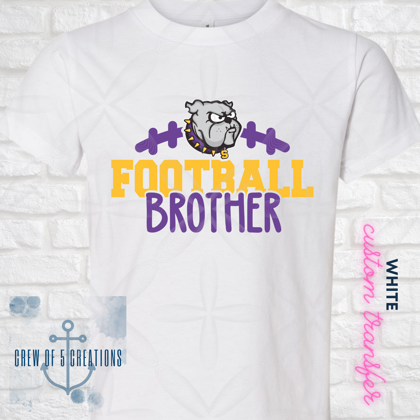 Smyrna Football Little Brother Toddler & Youth Tees
