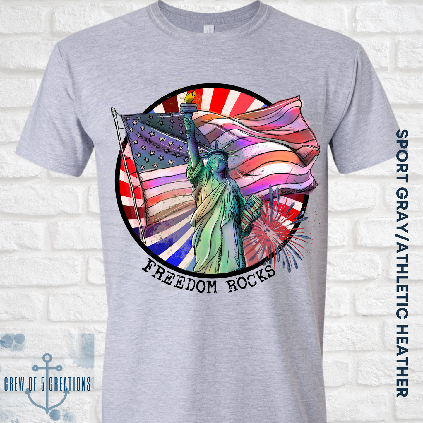 Freedom Rocks Custom Tee