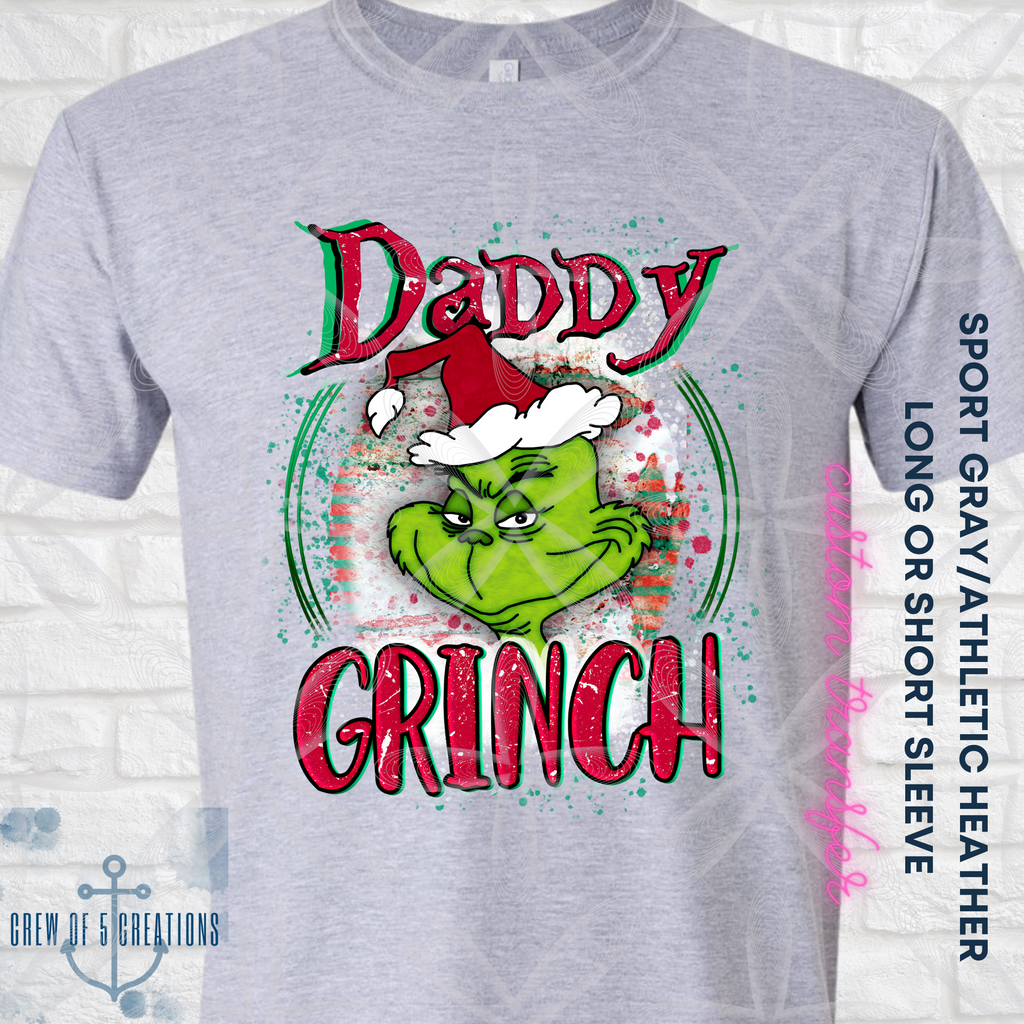 Green Family (Black, Gray, Green & Red Shirts Available)